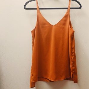 Orange Topshop Tank